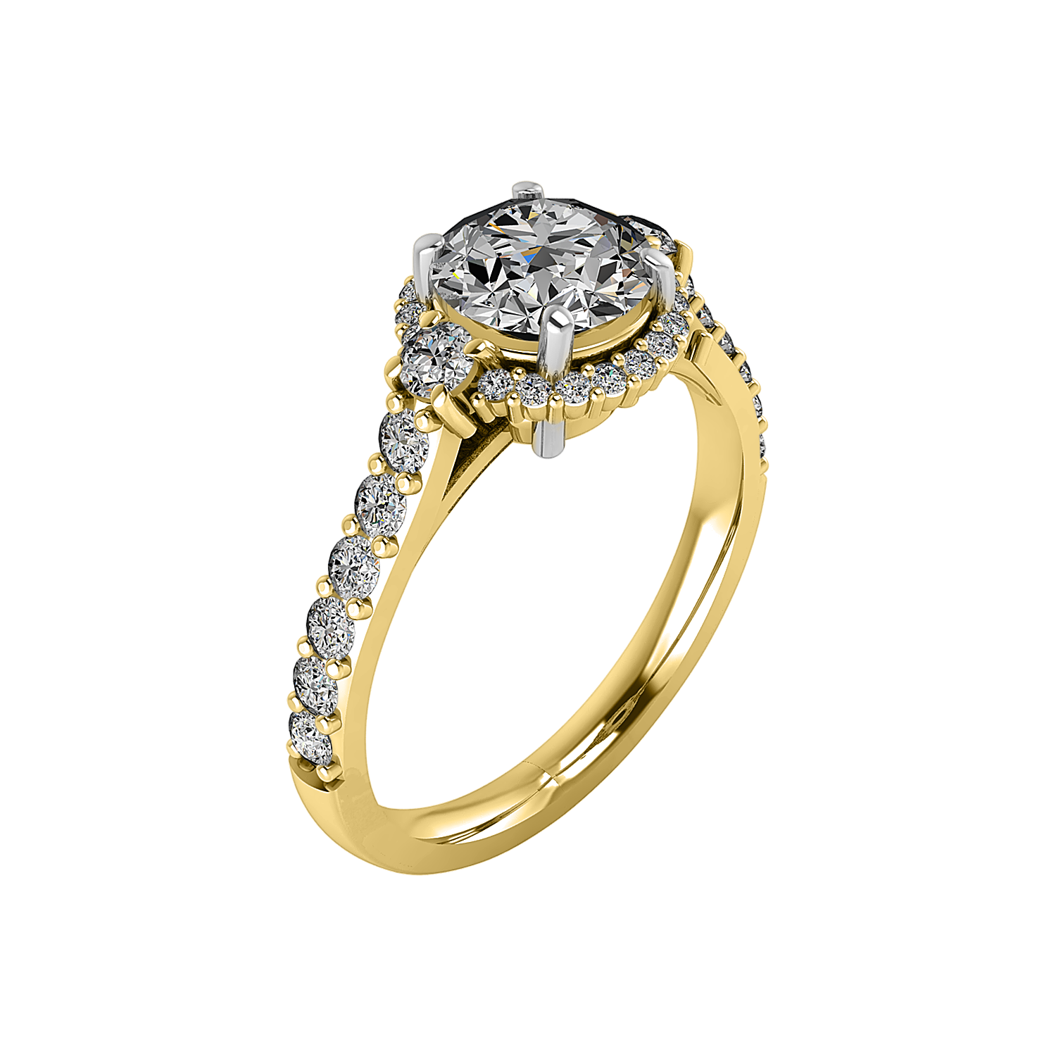 Annie Halo Engagement Ring